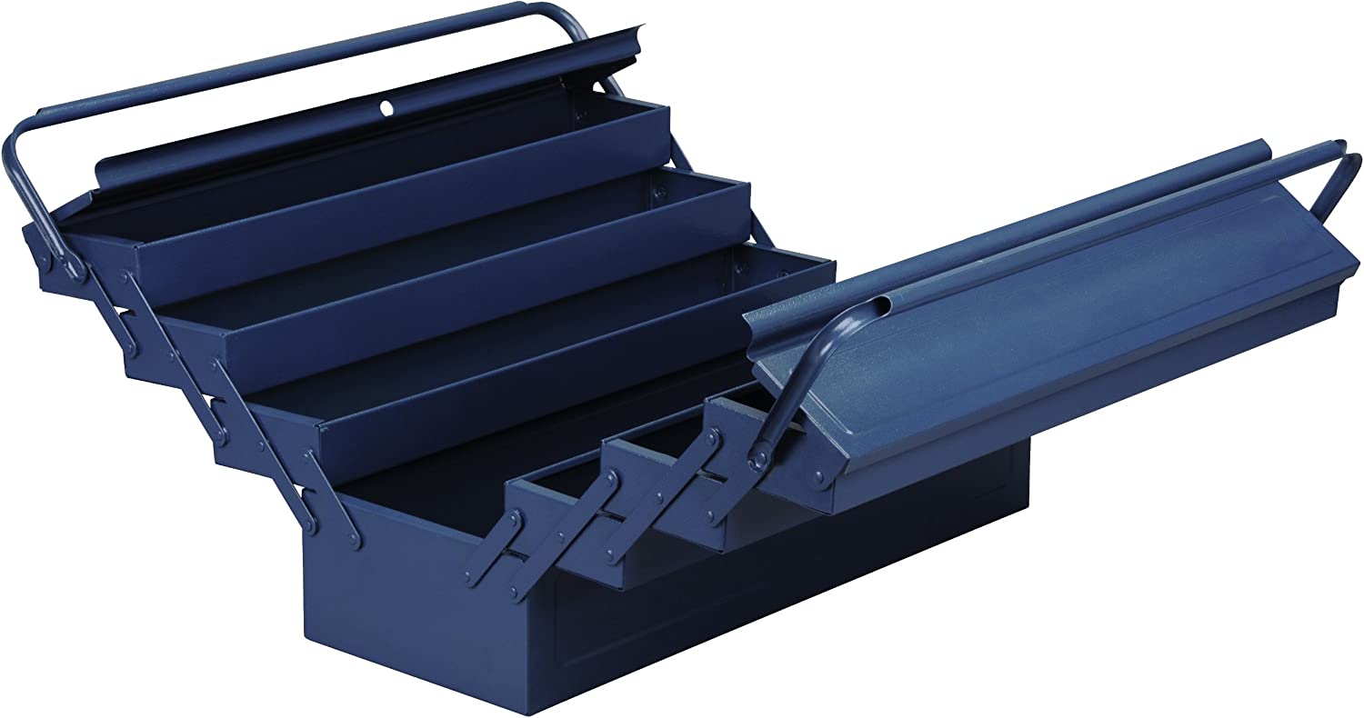 Allit Metall-Werkzeugkasten, 1 Stück, blau, 490613